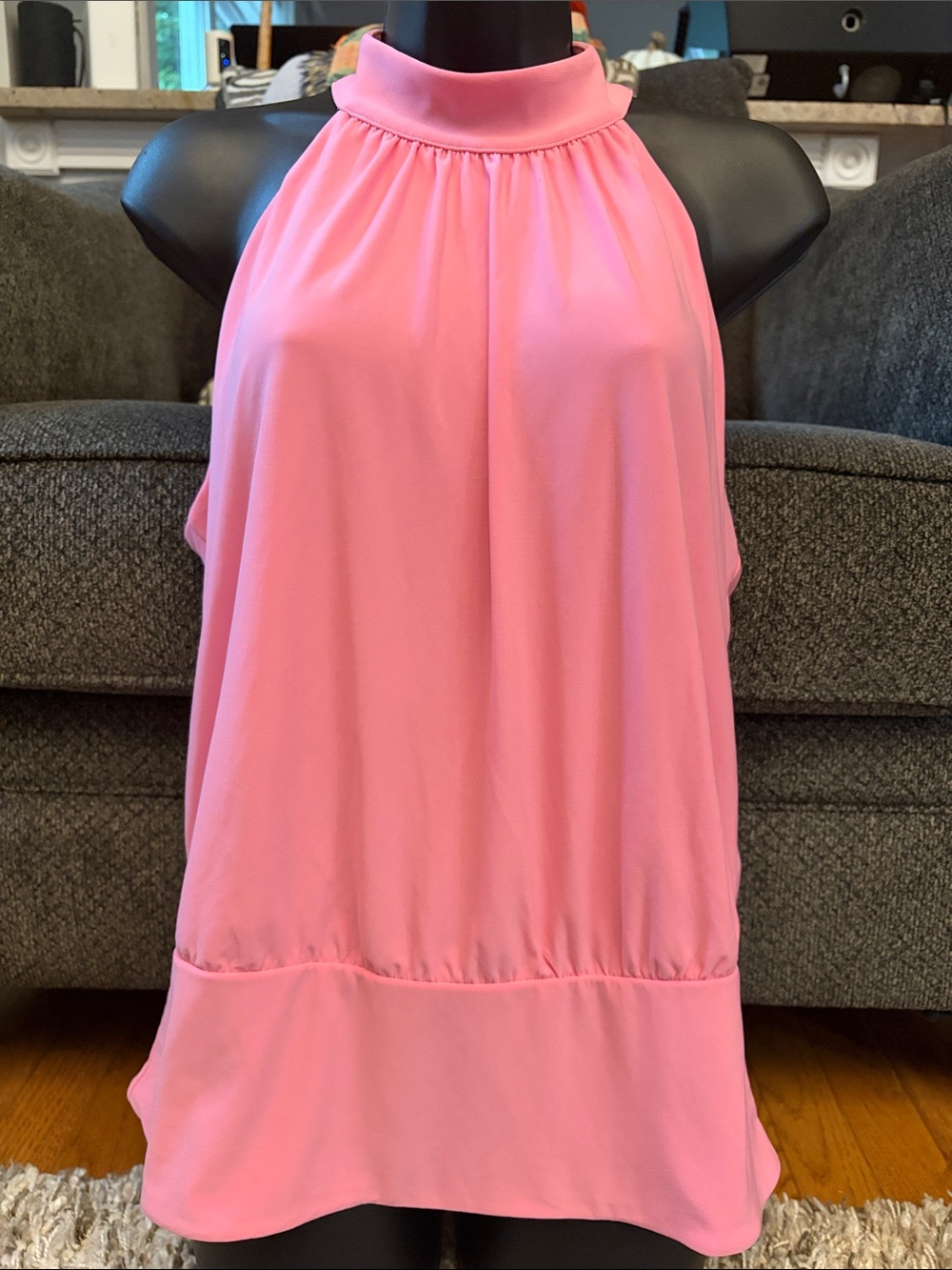 Boston Proper Pink Women's Halter Top size Small